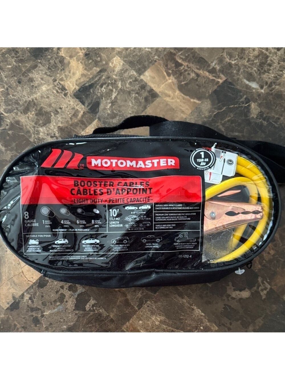 Yellow Booster Cables